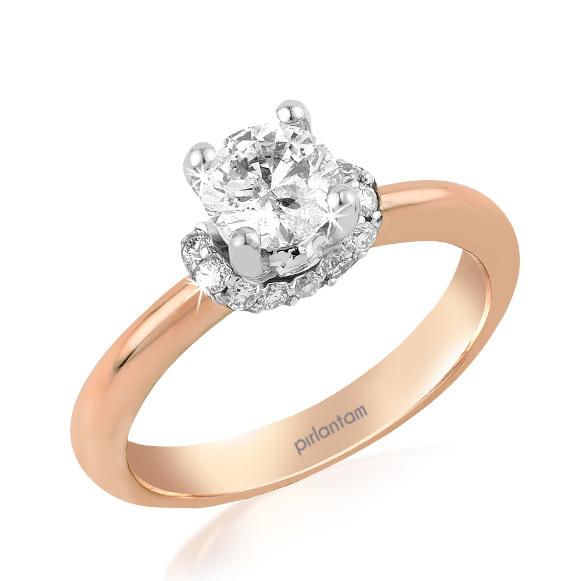 0.90 ct. Pırlanta Tektaş Yüzük